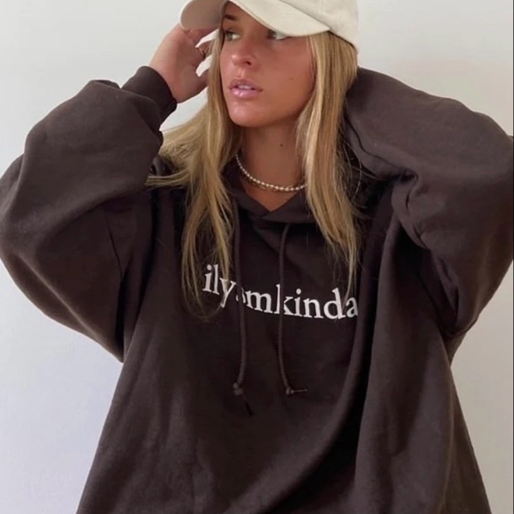 ilysmkinda Oversized Hoodie Sweatshirt